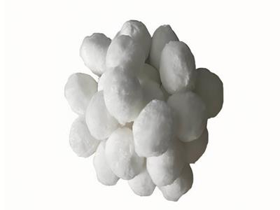 Fiber ball filter media